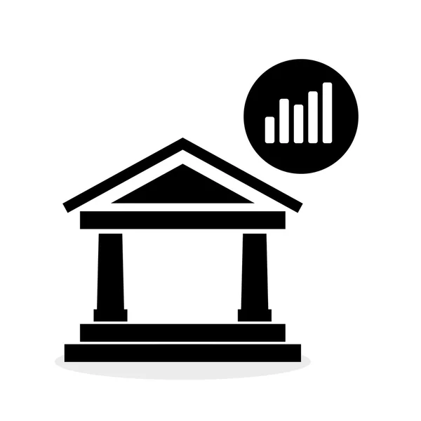 Projeto de item financeiro. ícone do dinheiro. ilustração plana — Vetor de Stock