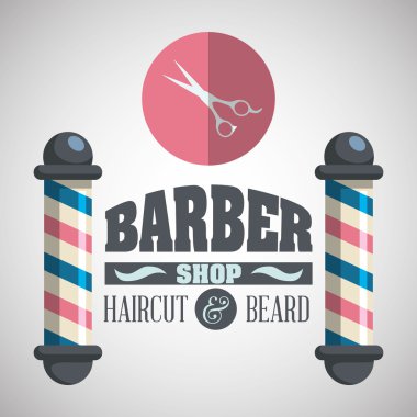 Kuaför Salonu. saç bakım kavramı. izole illüstrasyon