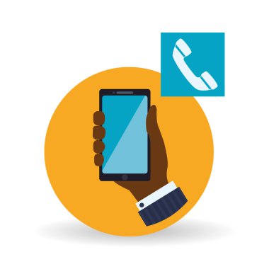 Smartphone tasarım. App simgesi. Beyaz arka plan