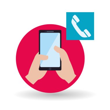 Smartphone tasarım. App simgesi. Beyaz arka plan