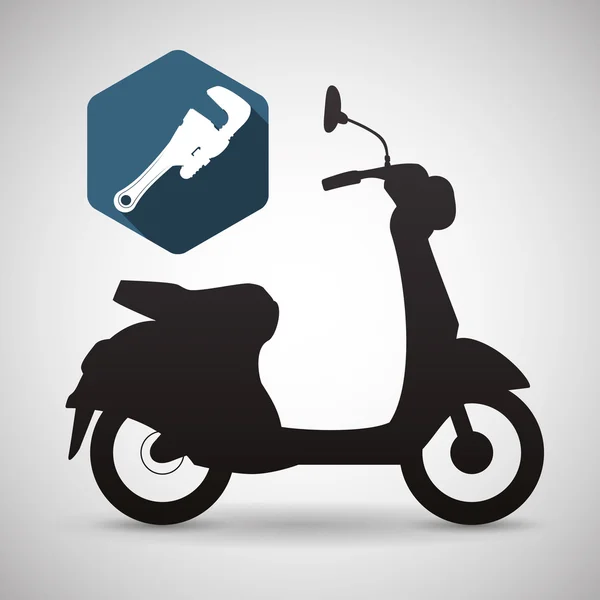 Motorcycle design. transportation icon. isolated illustration