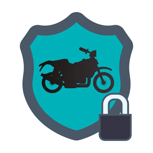 Motorcycle design. transportation icon. isolated illustration — Stock Vector