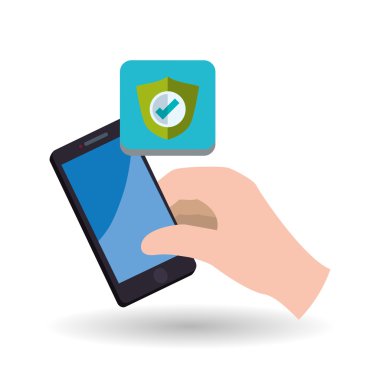 Smartphone tasarım. App simgesi. Beyaz arka plan