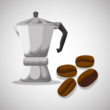 COFFFEE simgesi. içki kavramı. Düz illiustration