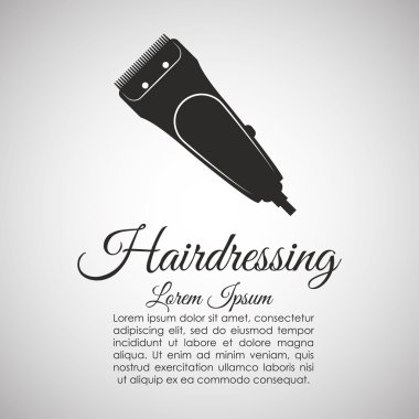 Kuaför Salonu. saç bakım kavramı. izole illüstrasyon