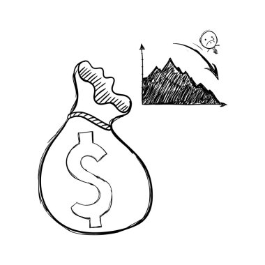 Kroki simgesi. yaratıcı kavramı. Düz illiustration