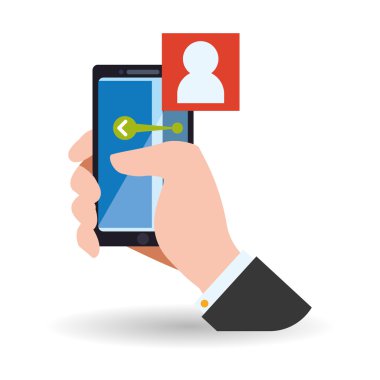 Smartphone tasarım. App simgesi. Beyaz arka plan