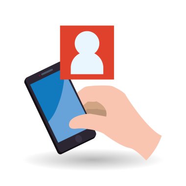 Smartphone tasarım. App simgesi. Beyaz arka plan