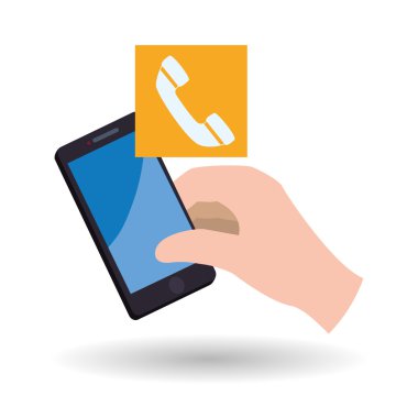 Smartphone tasarım. App simgesi. Beyaz arka plan