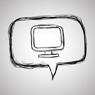 Kroki simgesi. yaratıcı kavramı. Düz illiustration