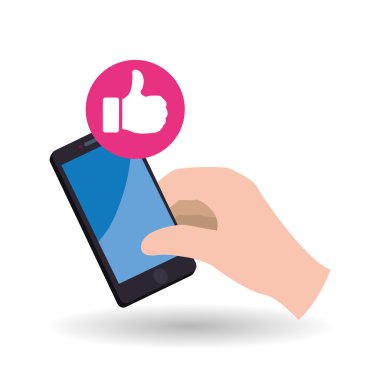 Smartphone tasarım. App simgesi. Beyaz arka plan