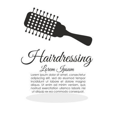 Kuaför Salonu. saç bakım kavramı. izole illüstrasyon