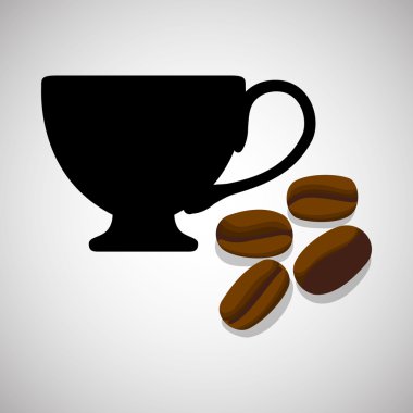 COFFFEE simgesi. içki kavramı. Düz illiustration