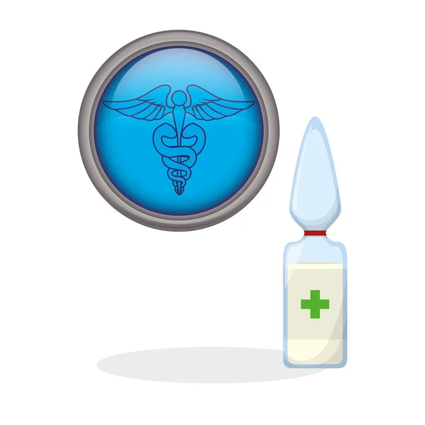 Zdravotní péče design. Zdravotní péče ikona. Izolované ilustrace — Stockový vektor