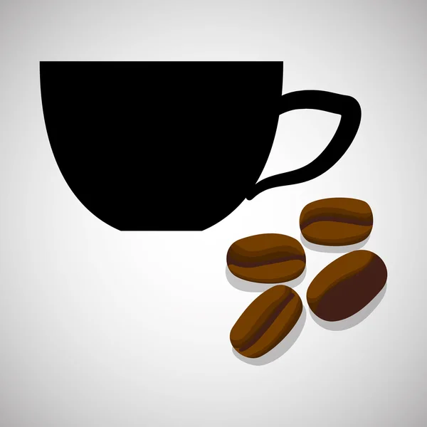 Иконка кофе. концепция напитка. Плоская иллюстрация — стоковый вектор