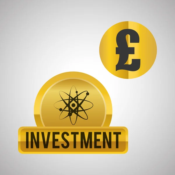 Financial item design. business icon. flat illustration — Stock Vector