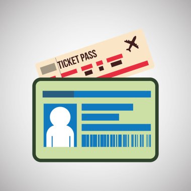 Tasarım seyahat. Gezi simgesi. Düz illüstrasyon