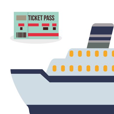 Tasarım seyahat. Gezi simgesi. Düz illüstrasyon