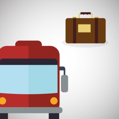 Tasarım seyahat. Gezi simgesi. Düz illüstrasyon