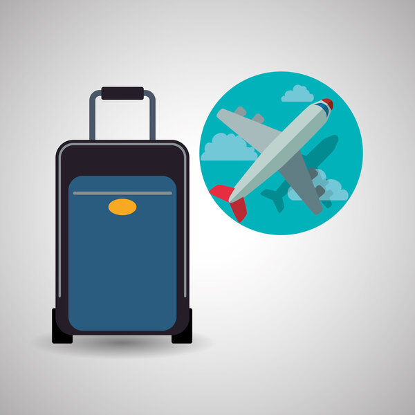 Дизайн путешествия. Значок поездки. Плоская иллюстрация
