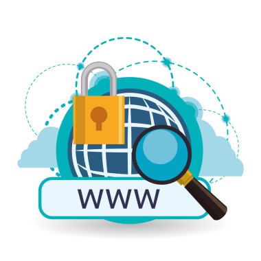 Bulut bilgi işlem tasarım. Ortam simgesi. İzole illüstrasyon