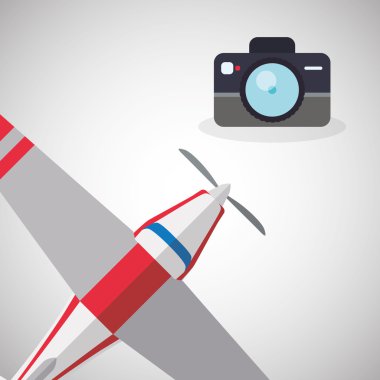 Tasarım seyahat. Gezi simgesi. Düz illüstrasyon