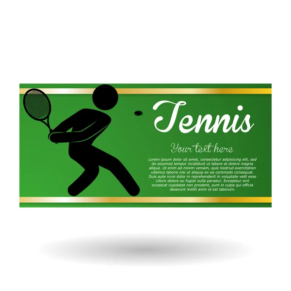 Design de tênis. Ícone desportivo. Ilustração isolada, vetor editável — Vetor de Stock