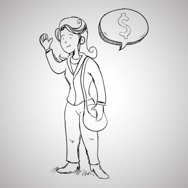 Kroki simgesi. yaratıcı kavramı. Düz illiustration