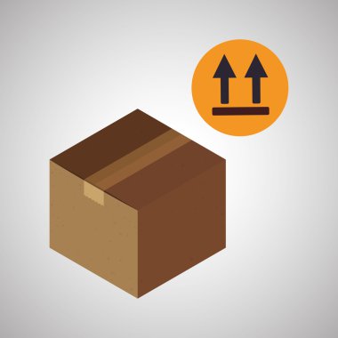 Teslim tasarım. Nakliye simgesi. Beyaz arka plan