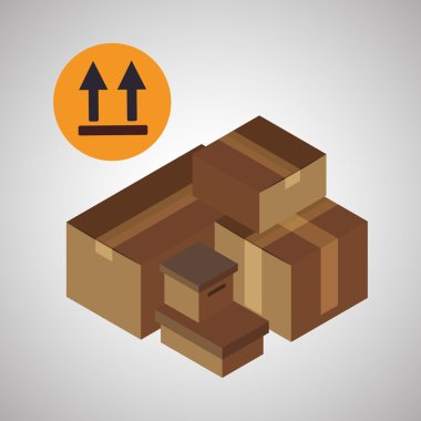 Teslim tasarım. Nakliye simgesi. Beyaz arka plan