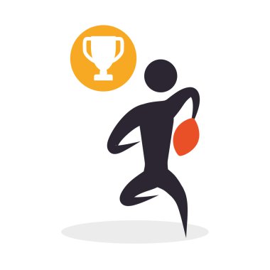 Sağlıklı yaşam tarzı tasarım. welness simgesi. İzole illüstrasyon