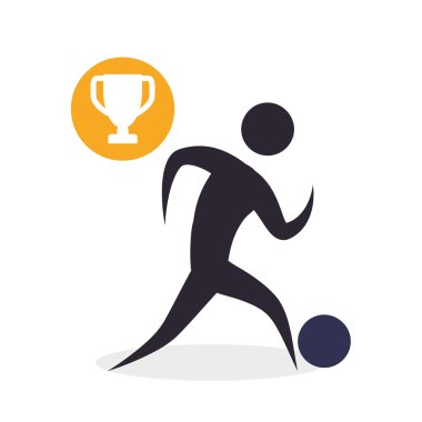 Sağlıklı yaşam tarzı tasarım. welness simgesi. İzole illüstrasyon