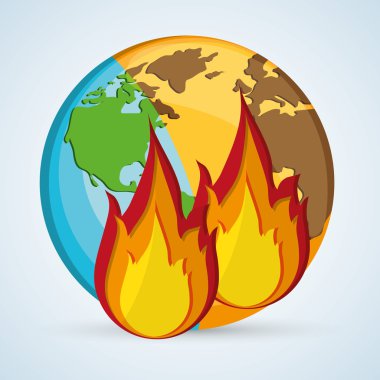 Planet tasarım kaydedin. Ekoloji simgesi. Yeşil kavram düşünüyorum
