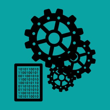 Proses tasarım. Çözüm ve iş kavramı. Düz illüstrasyon