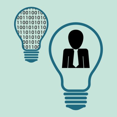 Proses tasarım. Çözüm ve iş kavramı. Düz illüstrasyon