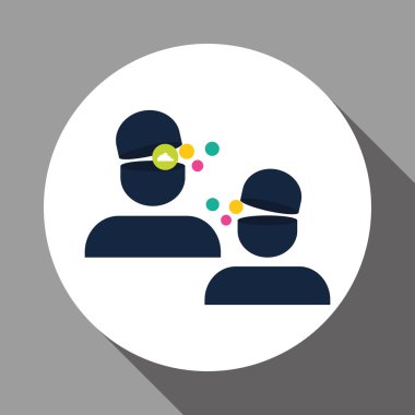 Sosyal Medya tasarım. ortam simgesi. iletişim kavramı,