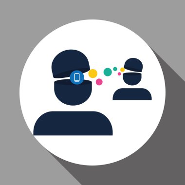 Sosyal Medya tasarım. ortam simgesi. iletişim kavramı,