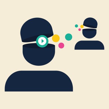 Sosyal Medya tasarım. ortam simgesi. iletişim kavramı,