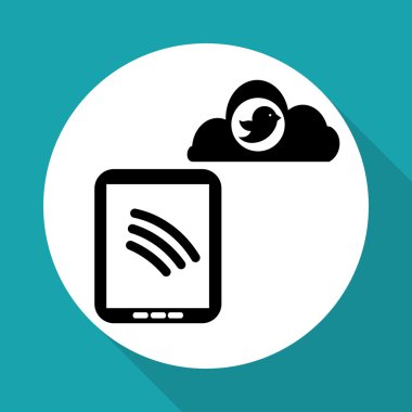 Sosyal Medya tasarım. ortam simgesi. iletişim kavramı,