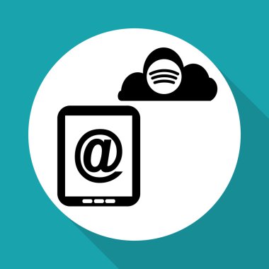 Sosyal Medya tasarım. ortam simgesi. iletişim kavramı,