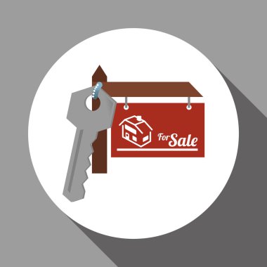 Gayrimenkul tasarımı. ev concept. Özellik simgesi