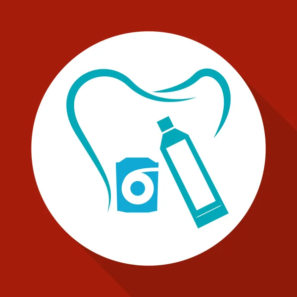 Οδοντιατρική φροντίδα σχεδιασμό. έννοια της υγείας. εικονίδιο ιατρική περίθαλψη — Διανυσματικό Αρχείο