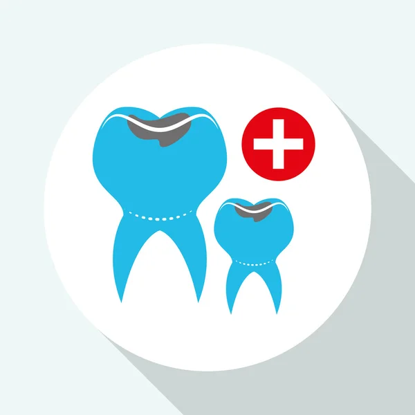 Dental care design. health concept. medical care icon — Stock Vector
