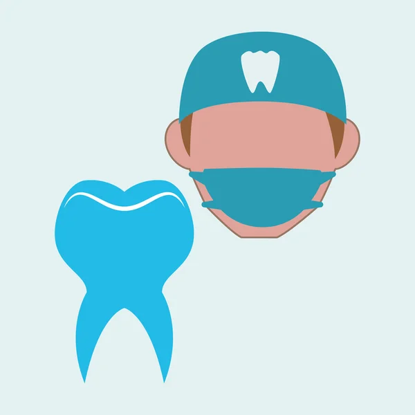 Conception de soins dentaires. concept de santé. icône des soins médicaux — Image vectorielle