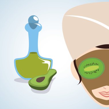 Spa merkezi tasarım. Sağlık simgesi. İzole illüstrasyon, düzenlenebilir vektör