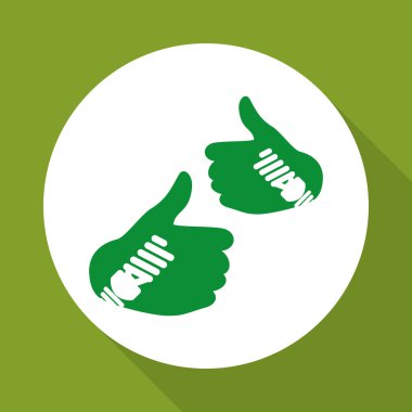 Yeşil tasarım gidin. Eko kavramı. Beyaz arka plan, editanle vektör