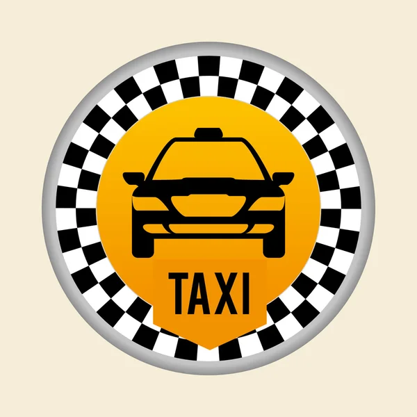 Design de taxi. Conceptul de taxi. pictograma de transport, vector editanle — Vector de stoc