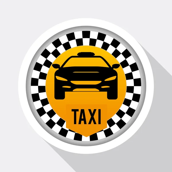 Design de táxi. conceito de táxi. ícone de transporte, vetor editanle — Vetor de Stock