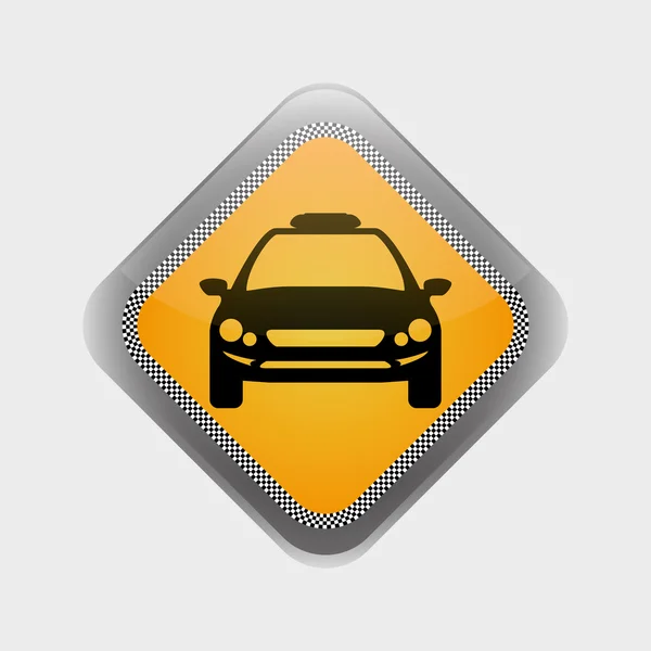 Taxi  design. cab concept. transportation icon , editanle vector — Stock Vector