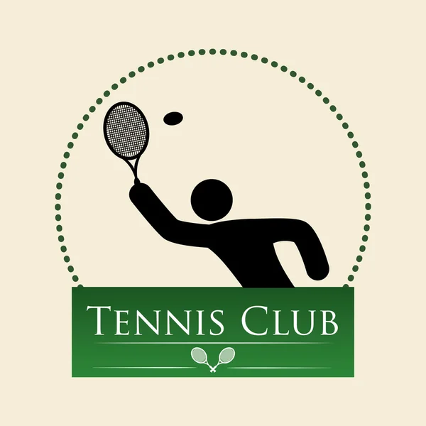 Tennis design. Sport icon. Isolated illustration, editable vector — Stock Vector
